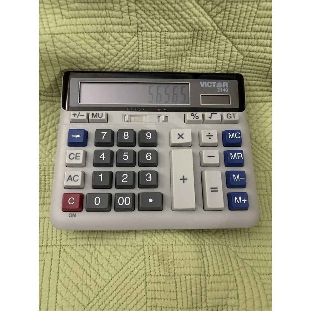 VICTOR 2140 Desktop Calculator Mini Basic 7.5 X 6.25